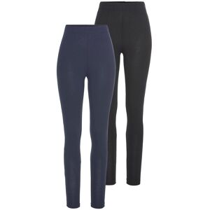 Leggings BOYSEN'S, Damen, Gr. 36, N-Gr, blau (marine, schwarz), Jersey, Obermaterial: 95% Baumwolle, 5% Elasthan, unifarben, Basic, sehr figurbetont knöchellang, Hosen Leggings, mit Baumwolle NEUE FARBE Leggings BOYSEN'S, Damen, Gr. 36, N-Gr, blau (marine, schwarz), Jersey, Obermaterial: 95% Baumwolle, 5% Elasthan, unifarben, Basic, sehr figurbetont knöchellang, Hosen Leggings, mit Baumwolle NEUE FARBE