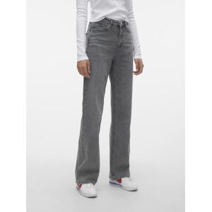 Véro Moda High-waist-Jeans VERO MODA "VMTESSA HR WIDE JEANS RA206 GA NOOS", Damen, Gr. 34, Länge 32, blau (medium grau denim), Denim/Jeans, Obermaterial: 99% Baumwolle, 1% Elasthan, unifarben, weit, Jeans High-waist-Jeans Véro Moda High-waist-Jeans VERO MODA "VMTESSA HR WIDE JEANS RA206 GA NOOS", Damen, Gr. 34, Länge 32, blau (medium grau denim), Denim/Jeans, Obermaterial: 99% Baumwolle, 1% Elasthan, unifarben, weit, Jeans High-waist-Jeans
