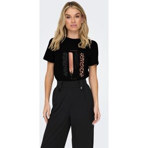 Kurzarmshirt ONLY "ONLKITA LIFE REG S/S MIX TOP CS JR", Damen, Gr. XS, schwarz print:animal stripe, Jersey, Obermaterial: 100% Baumwolle, bedruckt, normal, Rundhals, Shirts Kurzarmshirt Kurzarmshirt ONLY "ONLKITA LIFE REG S/S MIX TOP CS JR", Damen, Gr. XS, schwarz print:animal stripe, Jersey, Obermaterial: 100% Baumwolle, bedruckt, normal, Rundhals, Shirts Kurzarmshirt