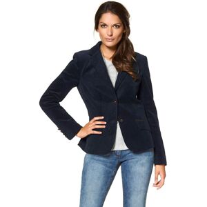Jackenblazer ANISTON CASUAL, Damen, Gr. 42, blau (marine), Web, Obermaterial: 97% Baumwolle, 3% Elasthan. Futter: 100% Polyester, unifarben, figurbetont hüftlang, normaler Saum mit Knöpfen, Blazer Jackenblazer, mit Stoff-Einfassungen und Ärmelpatches Jackenblazer ANISTON CASUAL, Damen, Gr. 42, blau (marine), Web, Obermaterial: 97% Baumwolle, 3% Elasthan. Futter: 100% Polyester, unifarben, figurbetont hüftlang, normaler Saum mit Knöpfen, Blazer Jackenblazer, mit Stoff-Einfassungen und Ärmelpatches