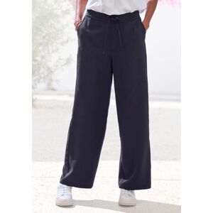 Schlupfhose LASCANA, Damen, Gr. 42, N-Gr, blau, Web, Obermaterial: 100% Lyocell, unifarben, figurumspielend lang, Hosen Schlupfhose, mit Bindeband, Palazzohose aus Lyocell mit Taschen Schlupfhose LASCANA, Damen, Gr. 42, N-Gr, blau, Web, Obermaterial: 100% Lyocell, unifarben, figurumspielend lang, Hosen Schlupfhose, mit Bindeband, Palazzohose aus Lyocell mit Taschen