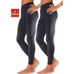 Leggings VIVANCE ACTIVE, Damen, Gr. 32/34, N-Gr, schwarz, Single Jersey, Obermaterial: 95% Baumwolle, 5% Elasthan, unifarben, Basic, Basic lang, Hosen Leggings, mit Gummibund, Loungewear Leggings VIVANCE ACTIVE, Damen, Gr. 32/34, N-Gr, schwarz, Single Jersey, Obermaterial: 95% Baumwolle, 5% Elasthan, unifarben, Basic, Basic lang, Hosen Leggings, mit Gummibund, Loungewear
