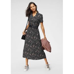 Sommerkleid LAURA SCOTT, Damen, Gr. 46, N-Gr, bunt (schwarz, rosa, geblümt), Single Jersey, Obermaterial: 95% Viskose, 5% Elasthan, geblümt, tailliert ca. Mitte Wade, Kleider Sommerkleid, wadenlang, geblümtes Design, aus Single Jersey, mit Stehkragen Sommerkleid LAURA SCOTT, Damen, Gr. 46, N-Gr, bunt (schwarz, rosa, geblümt), Single Jersey, Obermaterial: 95% Viskose, 5% Elasthan, geblümt, tailliert ca. Mitte Wade, Kleider Sommerkleid, wadenlang, geblümtes Design, aus Single Jersey, mit Stehkragen