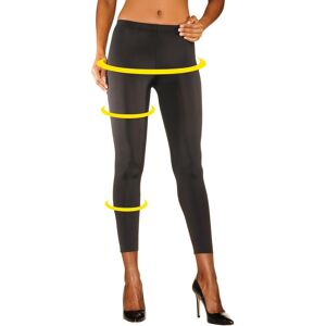 Leggings LASCANA, Damen, Gr. 32/34, N-Gr, schwarz, Trikot, Obermaterial: 80% Polyamid, 20% Elasthan, glänzend, Basic, 7/8-Länge, Hosen Leggings, aus leicht glänzender Qualität, Loungewear Leggings LASCANA, Damen, Gr. 32/34, N-Gr, schwarz, Trikot, Obermaterial: 80% Polyamid, 20% Elasthan, glänzend, Basic, 7/8-Länge, Hosen Leggings, aus leicht glänzender Qualität, Loungewear