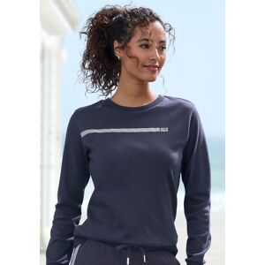 H.I.S. Sweatshirt H.I.S, Damen, Gr. 32/34, blau (marine), Interlock, Obermaterial: 60% Baumwolle, 40% Polyester, bedruckt, unifarben, Basic, bequem hüftlang, Rundhals, Rippbündchen, Sweatshirts Sweatshirt, Basic mit Logodruck, Loungewear H.I.S. Sweatshirt H.I.S, Damen, Gr. 32/34, blau (marine), Interlock, Obermaterial: 60% Baumwolle, 40% Polyester, bedruckt, unifarben, Basic, bequem hüftlang, Rundhals, Rippbündchen, Sweatshirts Sweatshirt, Basic mit Logodruck, Loungewear