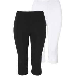Leggings BOYSEN'S, Damen, Gr. 36, N-Gr, schwarz-weiss (weiß, schwarz), Jersey, Obermaterial: 95% Baumwolle, 5% Elasthan, unifarben, Basic, schmal 3/4-Länge, Hosen Leggings, in Capri-Länge Leggings BOYSEN'S, Damen, Gr. 36, N-Gr, schwarz-weiss (weiß, schwarz), Jersey, Obermaterial: 95% Baumwolle, 5% Elasthan, unifarben, Basic, schmal 3/4-Länge, Hosen Leggings, in Capri-Länge