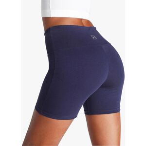 Shorts LASCANA, Damen, Gr. 48/50, N-Gr, blau (marine), Single Jersey, Obermaterial: 95% Baumwolle, 5% Elasthan, unifarben, Basic, kurz, Hosen Shorts, mit breitem Bündchen und Logodruck, Loungewear Shorts LASCANA, Damen, Gr. 48/50, N-Gr, blau (marine), Single Jersey, Obermaterial: 95% Baumwolle, 5% Elasthan, unifarben, Basic, kurz, Hosen Shorts, mit breitem Bündchen und Logodruck, Loungewear