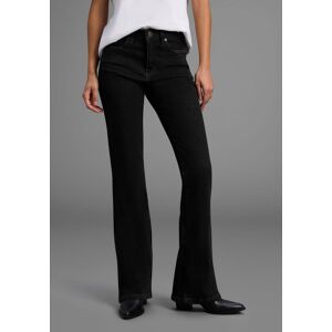 Bootcut-Jeans ARIZONA "Comfort-Fit", Damen, Gr. 20, K + L Gr, schwarz, Denim/Jeans, Obermaterial: 98% Baumwolle, 2% Elasthan, Basic, bequem lang, Jeans Bootcut-Jeans, ausgestellte Beinform, mit Eingrifftaschen, High-Waist Bootcut-Jeans ARIZONA "Comfort-Fit", Damen, Gr. 20, K + L Gr, schwarz, Denim/Jeans, Obermaterial: 98% Baumwolle, 2% Elasthan, Basic, bequem lang, Jeans Bootcut-Jeans, ausgestellte Beinform, mit Eingrifftaschen, High-Waist