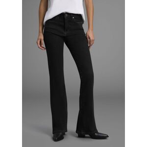 Bootcut-Jeans ARIZONA "Comfort-Fit", Damen, Gr. 40, N-Gr, schwarz, Denim/Jeans, Obermaterial: 98% Baumwolle, 2% Elasthan, Basic, bequem lang, Jeans Bootcut-Jeans, ausgestellte Beinform, mit Eingrifftaschen, High-Waist Bootcut-Jeans ARIZONA "Comfort-Fit", Damen, Gr. 40, N-Gr, schwarz, Denim/Jeans, Obermaterial: 98% Baumwolle, 2% Elasthan, Basic, bequem lang, Jeans Bootcut-Jeans, ausgestellte Beinform, mit Eingrifftaschen, High-Waist