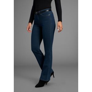 Bootcut-Jeans ARIZONA "Comfort-Fit", Damen, Gr. 38, N-Gr, blau (dunkelblau), Denim/Jeans, Obermaterial: 98% Baumwolle, 2% Elasthan, Basic, bequem lang, Jeans Bootcut-Jeans, ausgestellte Beinform, mit Eingrifftaschen, High-Waist Bootcut-Jeans ARIZONA "Comfort-Fit", Damen, Gr. 38, N-Gr, blau (dunkelblau), Denim/Jeans, Obermaterial: 98% Baumwolle, 2% Elasthan, Basic, bequem lang, Jeans Bootcut-Jeans, ausgestellte Beinform, mit Eingrifftaschen, High-Waist