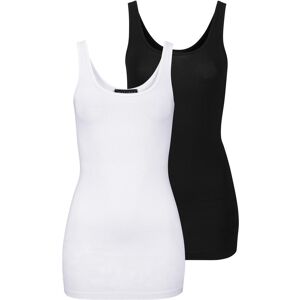 Longtop MELROSE, Damen, Gr. 36, schwarz-weiss (schwarz, weiß), Jersey, Obermaterial: 95% Viskose, 5% Elasthan, clean, unifarben, Basic, sehr figurbetont hüftbedeckend, Rundhals, Tops Longtop, mit dezentem Glitzer-Logo am Rücken Longtop MELROSE, Damen, Gr. 36, schwarz-weiss (schwarz, weiß), Jersey, Obermaterial: 95% Viskose, 5% Elasthan, clean, unifarben, Basic, sehr figurbetont hüftbedeckend, Rundhals, Tops Longtop, mit dezentem Glitzer-Logo am Rücken
