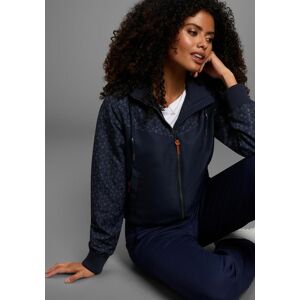 Funktionsjacke KANGAROOS, Damen, Gr. 42, schwarz (marine), Web, Obermaterial: 100% Polyester. Futter: 100% Polyester, Abriebeffekte, bedruckt, geblümt, gemustert, kontrastfarbene Details, unifarben mit Farbeinsatz, bequem hüftlang, Bündchen, Jacken Funkti Funktionsjacke KANGAROOS, Damen, Gr. 42, schwarz (marine), Web, Obermaterial: 100% Polyester. Futter: 100% Polyester, Abriebeffekte, bedruckt, geblümt, gemustert, kontrastfarbene Details, unifarben mit Farbeinsatz, bequem hüftlang, Bündchen, Jacken Funkti