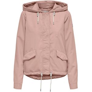 Parka ONLY "ONLSKYLAR HOOD SPRING JACKET CC OTW", Damen, Gr. S, misty rose, Web, Obermaterial: 92% Polyester, 8% Nylon, unifarben, regular fit, Jacken Parka, mit Parka ONLY "ONLSKYLAR HOOD SPRING JACKET CC OTW", Damen, Gr. S, misty rose, Web, Obermaterial: 92% Polyester, 8% Nylon, unifarben, regular fit, Jacken Parka, mit