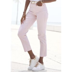 Ankle-Jeans LASCANA, Damen, Gr. 36, N-Gr, rosa (rosé), Denim/Jeans, Obermaterial: 98% Baumwolle, 2% Elasthan, unifarben, figurbetont knöchelfrei, Jeans Ankle-Jeans, mit Stretchanteil, elastische Jeans in gerader Passform Ankle-Jeans LASCANA, Damen, Gr. 36, N-Gr, rosa (rosé), Denim/Jeans, Obermaterial: 98% Baumwolle, 2% Elasthan, unifarben, figurbetont knöchelfrei, Jeans Ankle-Jeans, mit Stretchanteil, elastische Jeans in gerader Passform