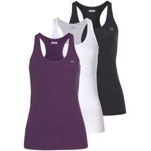 H.I.S. Tanktop H.I.S, Damen, Gr. 46, lila (schwarz, weiß, lila), Obermaterial: 95% Baumwolle, 5% Elasthan, unifarben, Basic, figurumspielend, Rundhals, Tops Tanktop, Softer Feinripp mit elastischer Baumwolle für hohen Tragekomfort H.I.S. Tanktop H.I.S, Damen, Gr. 46, lila (schwarz, weiß, lila), Obermaterial: 95% Baumwolle, 5% Elasthan, unifarben, Basic, figurumspielend, Rundhals, Tops Tanktop, Softer Feinripp mit elastischer Baumwolle für hohen Tragekomfort