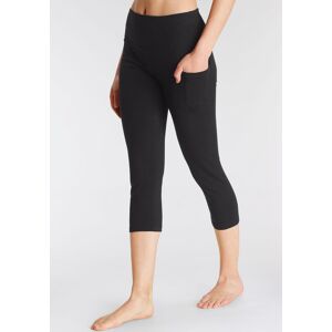 active by Lascana 3/4-Leggings LASCANA ACTIVE, Damen, Gr. 48/50, N-Gr, schwarz, Obermaterial: 95% Baumwolle, 5% Elasthan, unifarben, Basic, körpernah 3/4-Länge, Hosen 3/4-Leggings, mit Handytasche, Loungewear active by Lascana 3/4-Leggings LASCANA ACTIVE, Damen, Gr. 48/50, N-Gr, schwarz, Obermaterial: 95% Baumwolle, 5% Elasthan, unifarben, Basic, körpernah 3/4-Länge, Hosen 3/4-Leggings, mit Handytasche, Loungewear