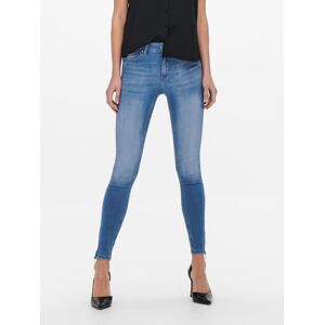 Skinny-fit-Jeans ONLY "ONLBLUSH MID SKINNY ANKLE ZIP DNM BOX", Damen, Gr. L (40), Länge 30, blau (light blau denim), Denim/Jeans, Obermaterial: 92% Baumwolle, 6% Elastomultiester, 2% Elasthan, unifarben, skinny fit knöchellang, Jeans Skinny-fit-Jeans Skinny-fit-Jeans ONLY "ONLBLUSH MID SKINNY ANKLE ZIP DNM BOX", Damen, Gr. L (40), Länge 30, blau (light blau denim), Denim/Jeans, Obermaterial: 92% Baumwolle, 6% Elastomultiester, 2% Elasthan, unifarben, skinny fit knöchellang, Jeans Skinny-fit-Jeans