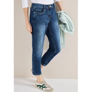 Slim-fit-Jeans CECIL "Style Scarlett", Damen, Gr. 33, Länge 26, mid blau used wash, Denim/Jeans, Obermaterial: 78% Baumwolle, 20% Polyester, 2% Elasthan. Futter: 52% Polyester, 48% Baumwolle, unifarben, slim fit lang, Jeans Slim-fit-Jeans, mit Stretch Slim-fit-Jeans CECIL "Style Scarlett", Damen, Gr. 33, Länge 26, mid blau used wash, Denim/Jeans, Obermaterial: 78% Baumwolle, 20% Polyester, 2% Elasthan. Futter: 52% Polyester, 48% Baumwolle, unifarben, slim fit lang, Jeans Slim-fit-Jeans, mit Stretch