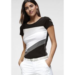 T-Shirt KANGAROOS, Damen, Gr. 48/50, weiss (schwarz, grau, weiß), Rippware, Obermaterial: 60% Baumwolle, 38% Polyester, 2% Viskose, mehrfarbig, sehr figurbetont hüftbedeckend, Rundhals, Shirts T-Shirt, Kurzarm, sehr figurbetont, Colourblocking-Optik T-Shirt KANGAROOS, Damen, Gr. 48/50, weiss (schwarz, grau, weiß), Rippware, Obermaterial: 60% Baumwolle, 38% Polyester, 2% Viskose, mehrfarbig, sehr figurbetont hüftbedeckend, Rundhals, Shirts T-Shirt, Kurzarm, sehr figurbetont, Colourblocking-Optik