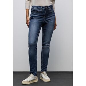 Slim-fit-Jeans STREET ONE "Style York", Damen, Gr. 34, Länge 30, dunkelblau random, Denim/Jeans, Obermaterial: 89% Baumwolle, 8% Polyester, 3% Elasthan, unifarben, slim fit lang, Jeans Slim-fit-Jeans, mit Stretch Slim-fit-Jeans STREET ONE "Style York", Damen, Gr. 34, Länge 30, dunkelblau random, Denim/Jeans, Obermaterial: 89% Baumwolle, 8% Polyester, 3% Elasthan, unifarben, slim fit lang, Jeans Slim-fit-Jeans, mit Stretch