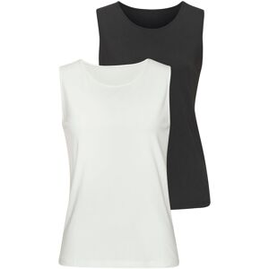 Tanktop LASCANA "aus elastischer Baumwoll-Modal-Qualität", Damen, Gr. 36/38, beige (creme, schwarz), Single Jersey, Obermaterial: 50% Baumwolle, 45% Modal (TENCEL™), 5% Elasthan, unifarben, Basic, bequem, Rundhals, Tops Tanktop Tanktop LASCANA "aus elastischer Baumwoll-Modal-Qualität", Damen, Gr. 36/38, beige (creme, schwarz), Single Jersey, Obermaterial: 50% Baumwolle, 45% Modal (TENCEL™), 5% Elasthan, unifarben, Basic, bequem, Rundhals, Tops Tanktop