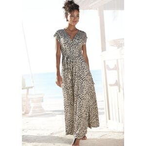 Maxikleid BUFFALO, Damen, Gr. 40, N-Gr, schwarz (schwarz, taupe bedruckt), Jersey, Obermaterial: 100% Viskose, bedruckt, figurumspielend lang, V-Ausschnitt, Kleider Maxikleid, mit Alloverdruck, Sommerkleid mit Taschen, Strandkleid Maxikleid BUFFALO, Damen, Gr. 40, N-Gr, schwarz (schwarz, taupe bedruckt), Jersey, Obermaterial: 100% Viskose, bedruckt, figurumspielend lang, V-Ausschnitt, Kleider Maxikleid, mit Alloverdruck, Sommerkleid mit Taschen, Strandkleid