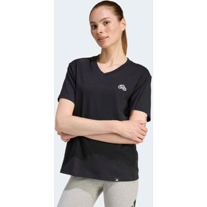T-Shirt ADIDAS SPORTSWEAR "SUMMER SLIDE GRAPHIC MIT V-AUSSCHNITT", Damen, Gr. XXL, schwarz, Obermaterial: 100% Baumwolle, Shirts T-Shirt T-Shirt ADIDAS SPORTSWEAR "SUMMER SLIDE GRAPHIC MIT V-AUSSCHNITT", Damen, Gr. XXL, schwarz, Obermaterial: 100% Baumwolle, Shirts T-Shirt