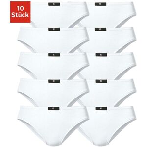 H.I.S. Slip H.I.S, Damen, Gr. 34, weiss (weiß), Jersey, Obermaterial: 95% Baumwolle, 5% Elasthan, unifarben, körpernah, Unterhosen Slip, aus elastischer Baumwoll-Qualität H.I.S. Slip H.I.S, Damen, Gr. 34, weiss (weiß), Jersey, Obermaterial: 95% Baumwolle, 5% Elasthan, unifarben, körpernah, Unterhosen Slip, aus elastischer Baumwoll-Qualität