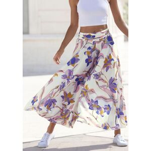 Hosenrock LASCANA, Damen, Gr. 34, bunt (creme, flieder, rosé bedruckt), Web, Obermaterial: 100% Polyester, bedruckt, figurumspielend knöchelfrei, Röcke Hosenrock, mit floralem Druck, Culotte, extraweites Bein, luftige Sommerhose Hosenrock LASCANA, Damen, Gr. 34, bunt (creme, flieder, rosé bedruckt), Web, Obermaterial: 100% Polyester, bedruckt, figurumspielend knöchelfrei, Röcke Hosenrock, mit floralem Druck, Culotte, extraweites Bein, luftige Sommerhose