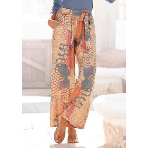 Palazzohose BUFFALO, Damen, Gr. 36, N-Gr, bunt (orange, blau, bedruckt), Web, Obermaterial: 100% Viskose, bedruckt, figurumspielend lang, Hosen Palazzohose, mit Animalprint und elastischem Bund, leichte Sommerhose, Schlupfhose Palazzohose BUFFALO, Damen, Gr. 36, N-Gr, bunt (orange, blau, bedruckt), Web, Obermaterial: 100% Viskose, bedruckt, figurumspielend lang, Hosen Palazzohose, mit Animalprint und elastischem Bund, leichte Sommerhose, Schlupfhose