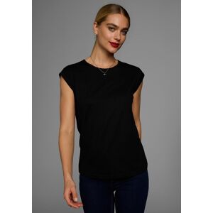BOYSEN'S Modell 48 Basic Schwarzes Jersey-T-Shirt für Damen BOYSEN'S Modell 48 Basic Schwarzes Jersey-T-Shirt für Damen