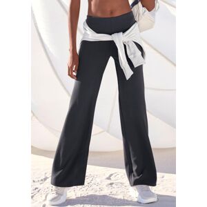 Sporthose LASCANA, Damen, Gr. S (36/38), N-Gr, grau (anthrazit), Trikot, Obermaterial: 67% Polyester, 28% Modal, 5% Elasthan, unifarben, bequem lang, Hosen Sporthose, aus elastischer Rippstruktur Sporthose LASCANA, Damen, Gr. S (36/38), N-Gr, grau (anthrazit), Trikot, Obermaterial: 67% Polyester, 28% Modal, 5% Elasthan, unifarben, bequem lang, Hosen Sporthose, aus elastischer Rippstruktur