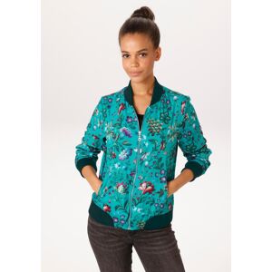 Blouson ANISTON CASUAL, Damen, Gr. 42, grün, schwarz, rot, bordeaux, wollweiß, blau, lila, braun, beige, Crêpe, Obermaterial: 100% Polyester. Futter: 100% Polyester, bedruckt, geblümt, figurumspielend hüftlang, Rippbündchen, Jacken Blouson, mir farbharmon Blouson ANISTON CASUAL, Damen, Gr. 42, grün, schwarz, rot, bordeaux, wollweiß, blau, lila, braun, beige, Crêpe, Obermaterial: 100% Polyester. Futter: 100% Polyester, bedruckt, geblümt, figurumspielend hüftlang, Rippbündchen, Jacken Blouson, mir farbharmon