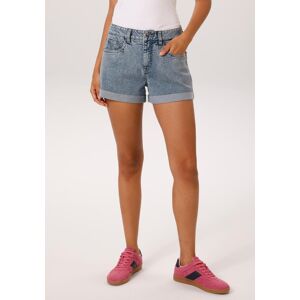 Shorts ANISTON CASUAL, Damen, Gr. 36, N-Gr, blau (blau used), Denim/Jeans, Obermaterial: 81% Baumwolle, 17% Polyester, 2% Elasthan, Abriebeffekte, figurumspielend kurz, Hosen Shorts, mit fixiertem Beinaufschlag Shorts ANISTON CASUAL, Damen, Gr. 36, N-Gr, blau (blau used), Denim/Jeans, Obermaterial: 81% Baumwolle, 17% Polyester, 2% Elasthan, Abriebeffekte, figurumspielend kurz, Hosen Shorts, mit fixiertem Beinaufschlag