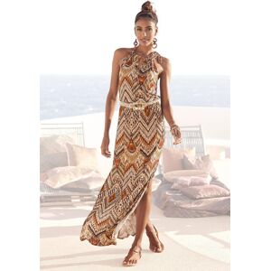 Maxikleid LASCANA "mit modischem Ausschnitt und Ethnoprint, Jerseykleid", Damen, Gr. 34, N-Gr, braun (braun, bedruckt), Jersey, Obermaterial: 100% Viskose, bedruckt, ethno, figurumspielend knöchellang, amerikanischer Ausschnitt, Kleider Maxikleid, elegant Maxikleid LASCANA "mit modischem Ausschnitt und Ethnoprint, Jerseykleid", Damen, Gr. 34, N-Gr, braun (braun, bedruckt), Jersey, Obermaterial: 100% Viskose, bedruckt, ethno, figurumspielend knöchellang, amerikanischer Ausschnitt, Kleider Maxikleid, elegant