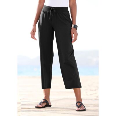 Beach Time 7/8-Strandhose BEACHTIME, Damen, Gr. 52/54, N-Gr, schwarz, Jersey, Obermaterial: 95% Baumwolle, 5% Elasthan, figurumspielend 7/8-Länge, Hosen 7/8-Strandhose, aus weichem Jersey, Wide-Leg, Jogginghose, Relaxhose Beach Time 7/8-Strandhose BEACHTIME, Damen, Gr. 52/54, N-Gr, schwarz, Jersey, Obermaterial: 95% Baumwolle, 5% Elasthan, figurumspielend 7/8-Länge, Hosen 7/8-Strandhose, aus weichem Jersey, Wide-Leg, Jogginghose, Relaxhose