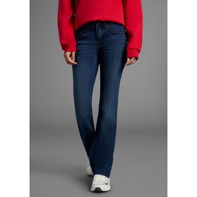 Bootcut-Jeans ARIZONA "Shaping", Damen, Gr. 36, N-Gr, blau (dunkelblau us), Denim/Jeans, Obermaterial: 79% Baumwolle, 19% Polyester, 2% Elasthan, Basic, schmal lang, Jeans Bootcut-Jeans, bootcut, Kontrastnähte, Used-Look-Waschung, niedrige Leibhöhe Bootcut-Jeans ARIZONA "Shaping", Damen, Gr. 36, N-Gr, blau (dunkelblau us), Denim/Jeans, Obermaterial: 79% Baumwolle, 19% Polyester, 2% Elasthan, Basic, schmal lang, Jeans Bootcut-Jeans, bootcut, Kontrastnähte, Used-Look-Waschung, niedrige Leibhöhe