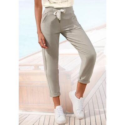 Sweathose ELBSAND "Brinja", Damen, Gr. XL (42), N-Gr, grau (stein), Sweatware, Obermaterial: 95% Baumwolle, 5% Elasthan, unifarben, figurumspielend lang, Hosen Sweathose, mit Taschen und breiten Kordeln, Jogginghose, lässige Passform Sweathose ELBSAND "Brinja", Damen, Gr. XL (42), N-Gr, grau (stein), Sweatware, Obermaterial: 95% Baumwolle, 5% Elasthan, unifarben, figurumspielend lang, Hosen Sweathose, mit Taschen und breiten Kordeln, Jogginghose, lässige Passform