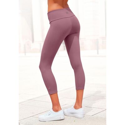 Caprileggings LASCANA, Damen, Gr. 32/34, N-Gr, lila (mauve), Single Jersey, Obermaterial: 95% Baumwolle, 5% Elasthan, unifarben, Basic, Basic kniebedeckend, Hosen Caprileggings, mit breitem weichem Bündchen, Loungewear Caprileggings LASCANA, Damen, Gr. 32/34, N-Gr, lila (mauve), Single Jersey, Obermaterial: 95% Baumwolle, 5% Elasthan, unifarben, Basic, Basic kniebedeckend, Hosen Caprileggings, mit breitem weichem Bündchen, Loungewear