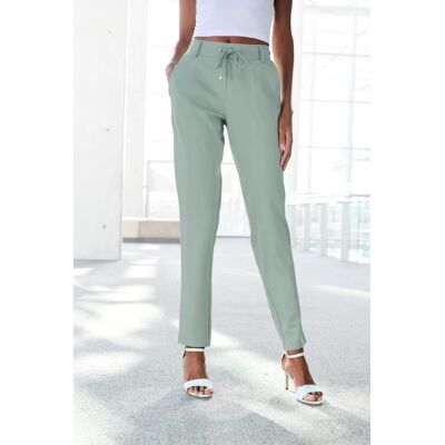 Jogger Pants LASCANA, Damen, Gr. 36, N-Gr, grün (mint), Sweatware, Obermaterial: 70% Viskose, 25% Polyamid, 5% Elasthan, unifarben, Basic schmal knöchelfrei, Hosen Jogger Pants, mit elastischem Bund und Gürtelschlaufen, Loungewear Jogger Pants LASCANA, Damen, Gr. 36, N-Gr, grün (mint), Sweatware, Obermaterial: 70% Viskose, 25% Polyamid, 5% Elasthan, unifarben, Basic schmal knöchelfrei, Hosen Jogger Pants, mit elastischem Bund und Gürtelschlaufen, Loungewear