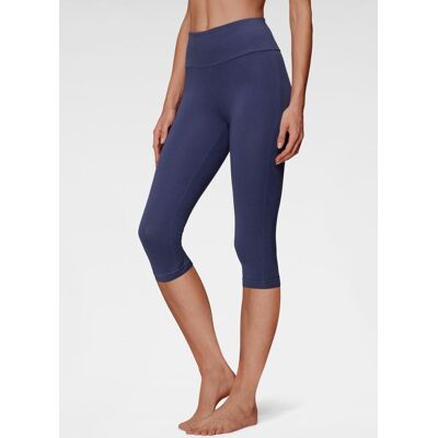 Caprileggings LASCANA, Damen, Gr. 52/54, N-Gr, blau (marine), Single Jersey, Obermaterial: 95% Baumwolle, 5% Elasthan, unifarben, Basic, Basic kniebedeckend, Hosen Caprileggings, mit breitem, weichen Bündchen Caprileggings LASCANA, Damen, Gr. 52/54, N-Gr, blau (marine), Single Jersey, Obermaterial: 95% Baumwolle, 5% Elasthan, unifarben, Basic, Basic kniebedeckend, Hosen Caprileggings, mit breitem, weichen Bündchen