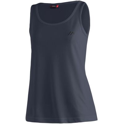 Funktionsshirt MAIER SPORTS "Petra", Damen, Gr. 40, blau (dunkelblau), 100% Polyester, Rundhals, Shirts Funktionsshirt, Damen Top, leichtes ärmelloses Shirt, Rundhals, Regular Fit Funktionsshirt MAIER SPORTS "Petra", Damen, Gr. 40, blau (dunkelblau), 100% Polyester, Rundhals, Shirts Funktionsshirt, Damen Top, leichtes ärmelloses Shirt, Rundhals, Regular Fit