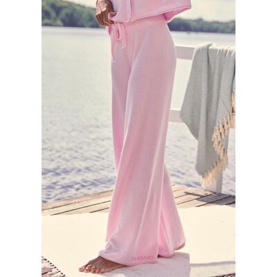 Loungehose ELBSAND, Damen, Gr. 48/50, N-Gr, rosa, Feinstrick, Obermaterial: 55% Baumwolle, 45% Nylon, unifarben, bequem lang, Hosen Loungehose, aus hochwertigem Feinstrick, Loungewear Loungehose ELBSAND, Damen, Gr. 48/50, N-Gr, rosa, Feinstrick, Obermaterial: 55% Baumwolle, 45% Nylon, unifarben, bequem lang, Hosen Loungehose, aus hochwertigem Feinstrick, Loungewear