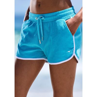 Relaxshorts KANGAROOS, Damen, Gr. 48/50, N-Gr, türkis, Frottee, Obermaterial: 50% Baumwolle, 48% Polyester, 2% Elasthan, unifarben, Basic, kurz, Hosen Relaxshorts, mit sportlichem Seitenstreifen und weichem Frottee Material Relaxshorts KANGAROOS, Damen, Gr. 48/50, N-Gr, türkis, Frottee, Obermaterial: 50% Baumwolle, 48% Polyester, 2% Elasthan, unifarben, Basic, kurz, Hosen Relaxshorts, mit sportlichem Seitenstreifen und weichem Frottee Material