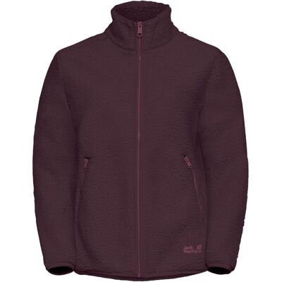 Fleecejacke JACK WOLFSKIN "HIGH CURL JKT W", Damen, Gr. XS, lila (amaranth), Obermaterial: 100% Polyester, normal, Jacken Fleecejacke, Übergangsjacke mit weichem Sherpa Fleece, mit Micro Suede Warm Lining Fleecejacke JACK WOLFSKIN "HIGH CURL JKT W", Damen, Gr. XS, lila (amaranth), Obermaterial: 100% Polyester, normal, Jacken Fleecejacke, Übergangsjacke mit weichem Sherpa Fleece, mit Micro Suede Warm Lining