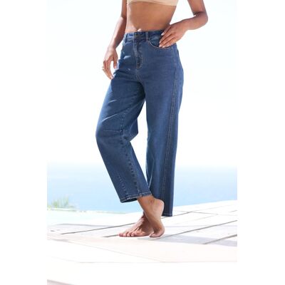 Ankle-Jeans BUFFALO "in modischem Barrel-Stil", Damen, Gr. 38, N-Gr, dunkelblau washed, Denim/Jeans, Obermaterial: 92% Baumwolle, 6% Polyester, 2% Elasthan, figurumspielend knöchelfrei, Jeans Ankle-Jeans, in angesagter Barrel-Form, lockeres Bein, bequem Ankle-Jeans BUFFALO "in modischem Barrel-Stil", Damen, Gr. 38, N-Gr, dunkelblau washed, Denim/Jeans, Obermaterial: 92% Baumwolle, 6% Polyester, 2% Elasthan, figurumspielend knöchelfrei, Jeans Ankle-Jeans, in angesagter Barrel-Form, lockeres Bein, bequem