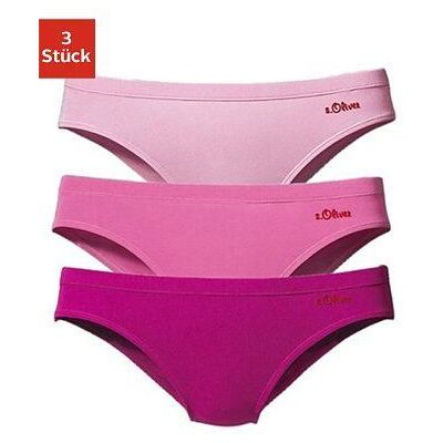 Bikinislip S.OLIVER, Damen, Gr. 40/42 (L), rosa (rosa, pink), Jersey, Obermaterial: 90% Baumwolle, 10% Elasthan (LYCRA), unifarben, körpernah, Unterhosen Bikinislip, aus elastischer Baumwoll-Qualität Bikinislip S.OLIVER, Damen, Gr. 40/42 (L), rosa (rosa, pink), Jersey, Obermaterial: 90% Baumwolle, 10% Elasthan (LYCRA), unifarben, körpernah, Unterhosen Bikinislip, aus elastischer Baumwoll-Qualität