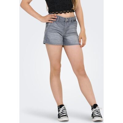 Jeansshorts KIDS ONLY "KOGCOMET WIDE SHORTS DNM MAT624 NOOS", Mädchen, Gr. 134, N-Gr, blau (medium grau denim), Web, Obermaterial: 100% Baumwolle, unifarben, regular fit ca. Mitte Oberschenkel, Jeans Jeansshorts Jeansshorts KIDS ONLY "KOGCOMET WIDE SHORTS DNM MAT624 NOOS", Mädchen, Gr. 134, N-Gr, blau (medium grau denim), Web, Obermaterial: 100% Baumwolle, unifarben, regular fit ca. Mitte Oberschenkel, Jeans Jeansshorts
