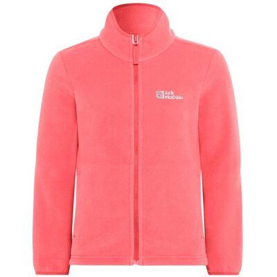 Fleecejacke JACK WOLFSKIN "TAUNUS JACKET K", Kinder, Gr. 92, sunset coral, Fleece, Obermaterial: 100% Polyester, normal, mit Gummizug, Jacken Fleecejacke, Winddicht, wärmend, atmungsaktiv, Übergangsjacke, für Kinder Fleecejacke JACK WOLFSKIN "TAUNUS JACKET K", Kinder, Gr. 92, sunset coral, Fleece, Obermaterial: 100% Polyester, normal, mit Gummizug, Jacken Fleecejacke, Winddicht, wärmend, atmungsaktiv, Übergangsjacke, für Kinder