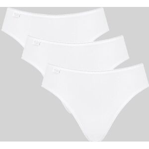 Taillenslip SLOGGI "24/7 Cotton", Damen, Gr. 42, weiss (weiß), Jersey, Obermaterial: 96% Baumwolle, 4% Elasthan (LYCRA), unifarben, körpernah, Unterhosen Taillenslip, elastischer Bund mit Spitze, flache Nähte Taillenslip SLOGGI "24/7 Cotton", Damen, Gr. 42, weiss (weiß), Jersey, Obermaterial: 96% Baumwolle, 4% Elasthan (LYCRA), unifarben, körpernah, Unterhosen Taillenslip, elastischer Bund mit Spitze, flache Nähte